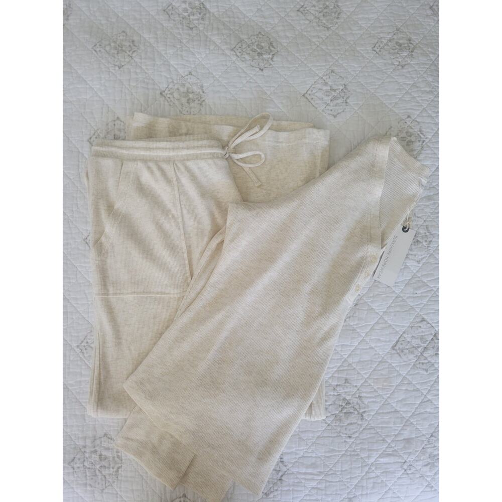 Berkshire Homewear 1X White Divine Soft Waffle 2 Piece Lounge Set A698502 NWOT